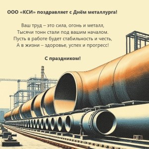 с Днём металлурга! с Днём металлурга!